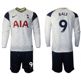 Camisolas de futebol Tottenham Hotspur Gareth Bale 9 Criança Equipamento Principal 2020/21 Manga Comprida